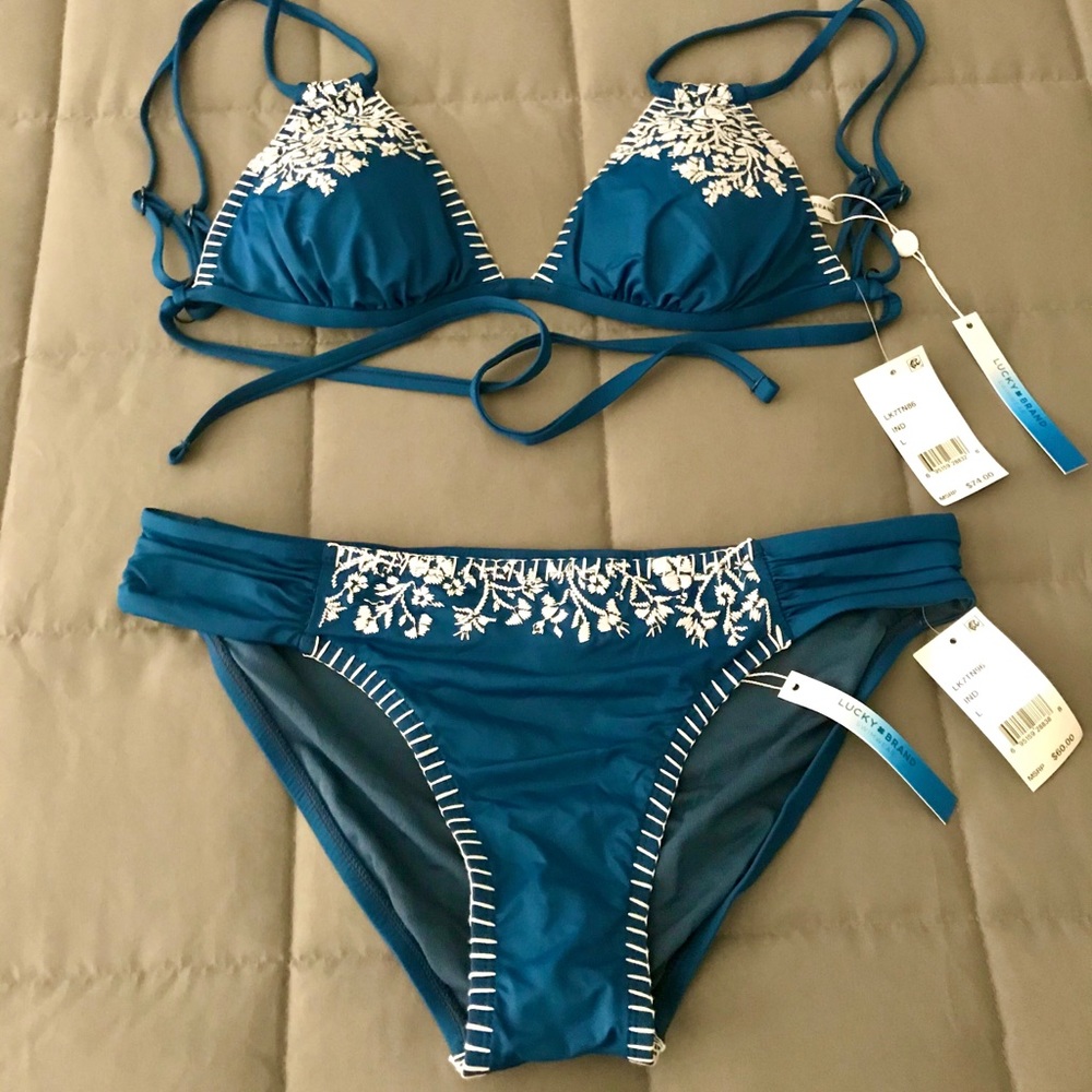 Lucky Brand L Two Piece Swimsuit - NWT